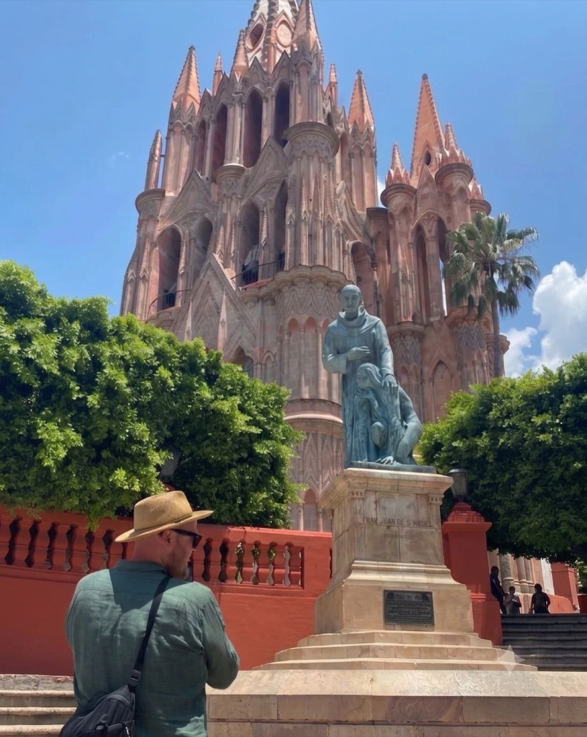 Shea at the Parroquia de San Miguel Arcángel, San Miguel de Allende, Mexico